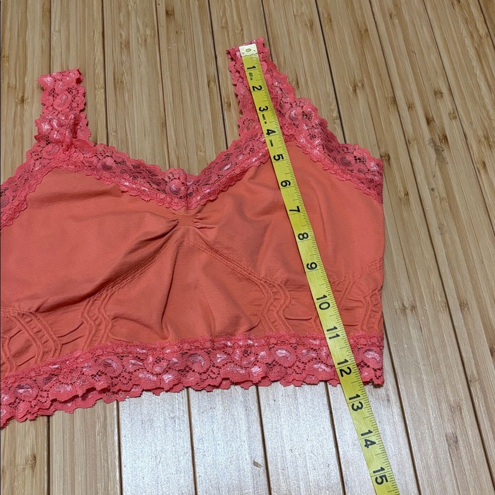 Bralette. One size. Coral color. NWT. - Picture 8 of 9